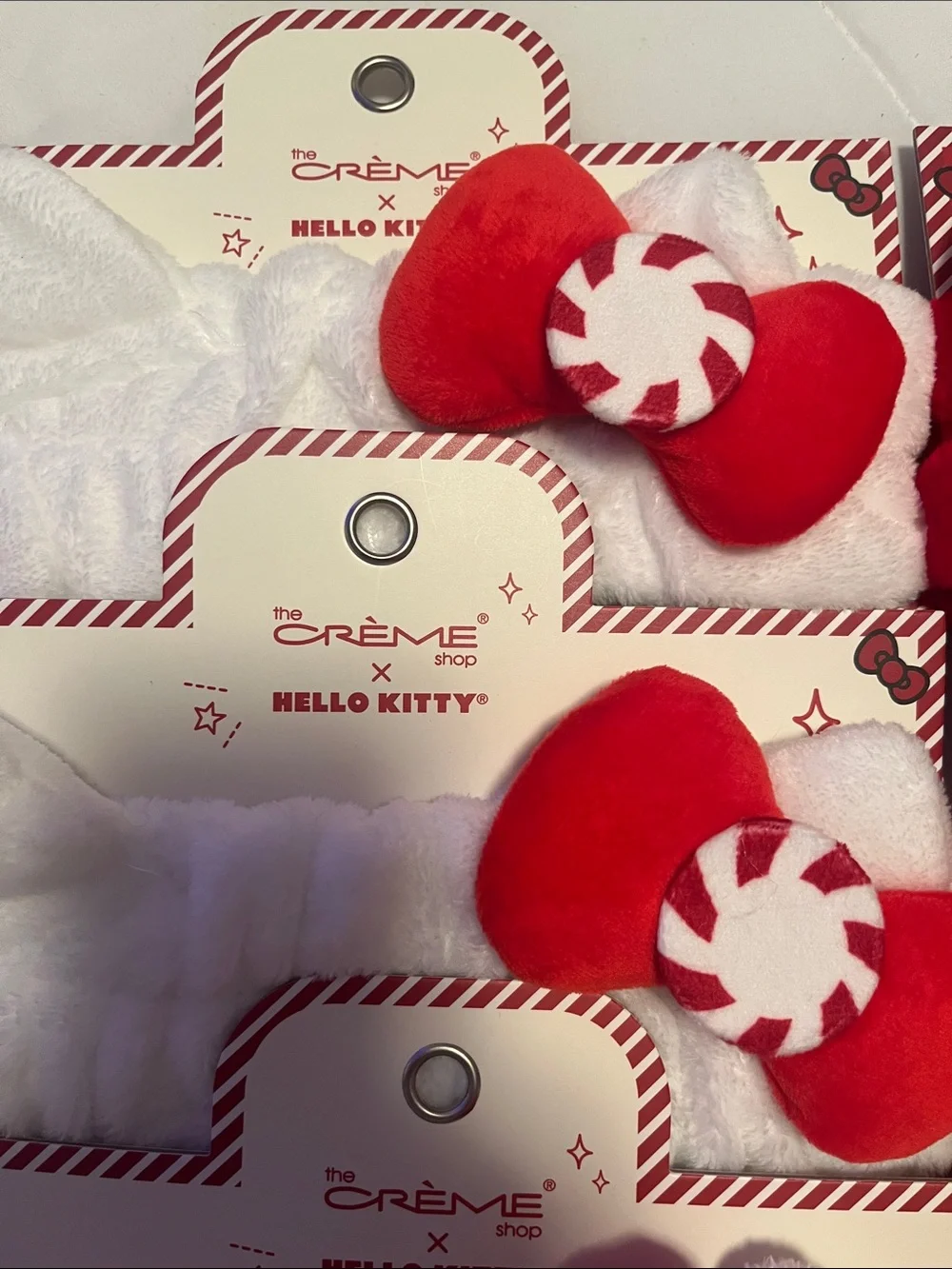 The Crème Shop x Hello  Kitty Plush Spa Headband   2 Choices Pick 1 NWT